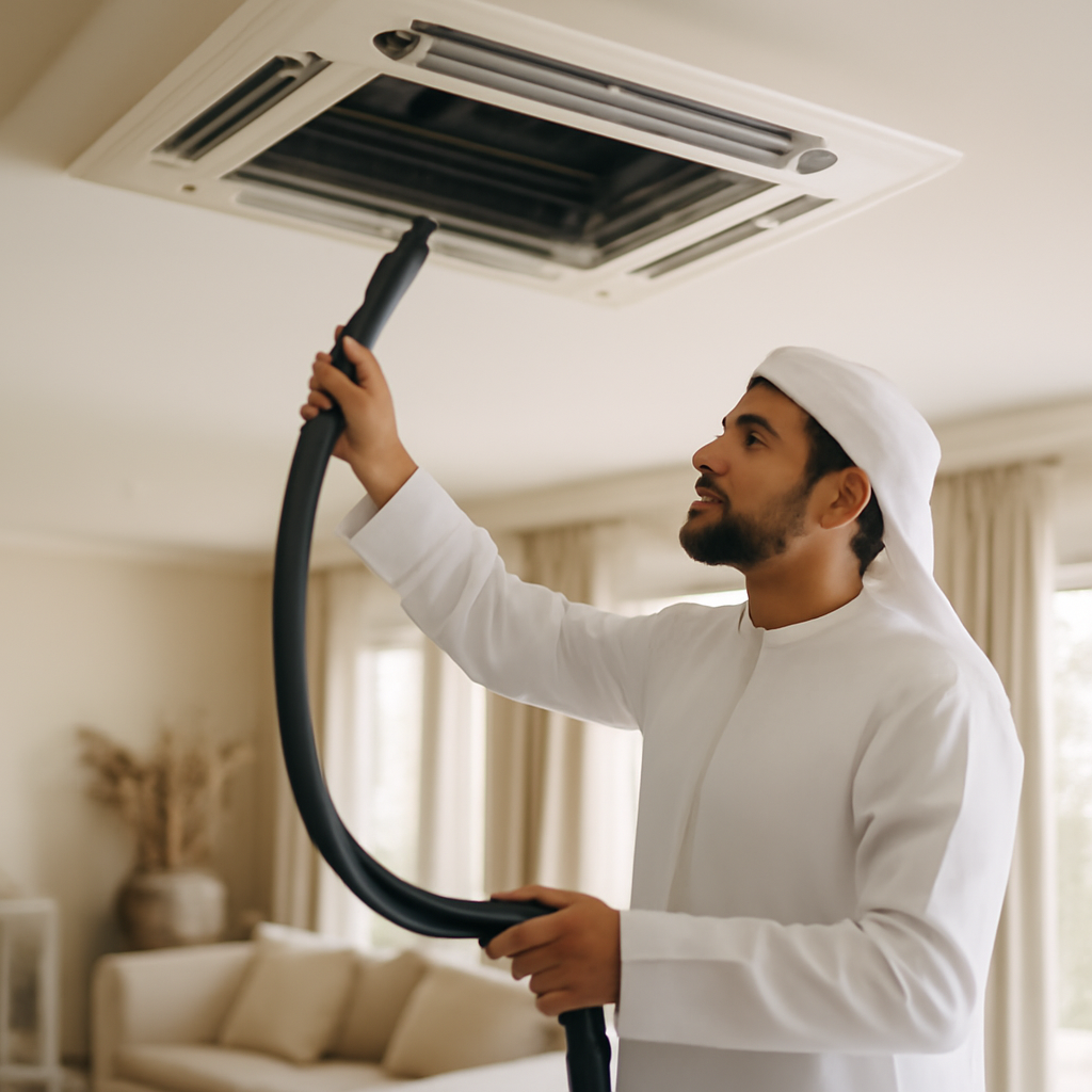 شركة تنظيف مكيفات في أبوظبي — الصفوة كلين